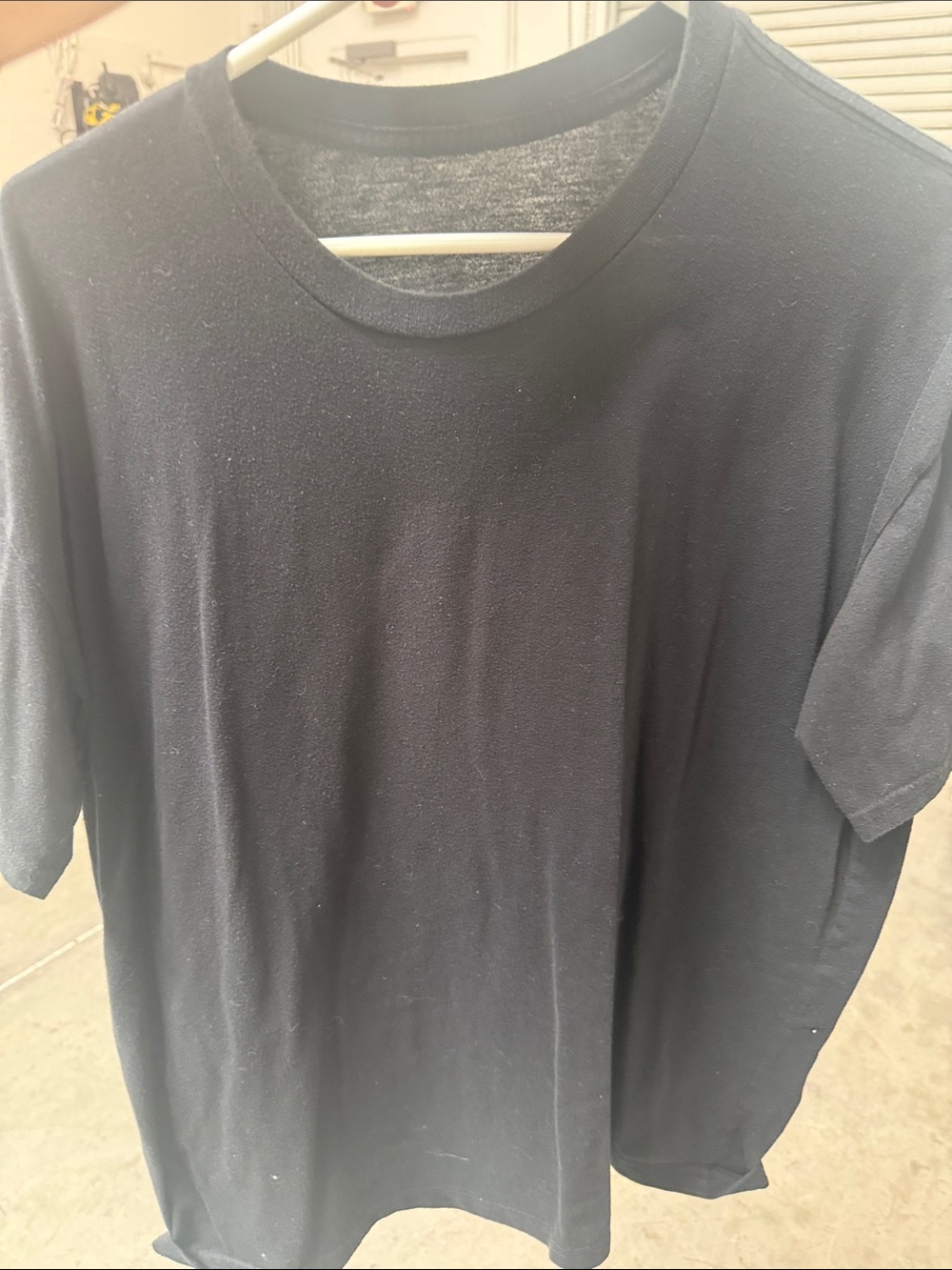 Men's Black Short-Sleeve Crewneck Tee
